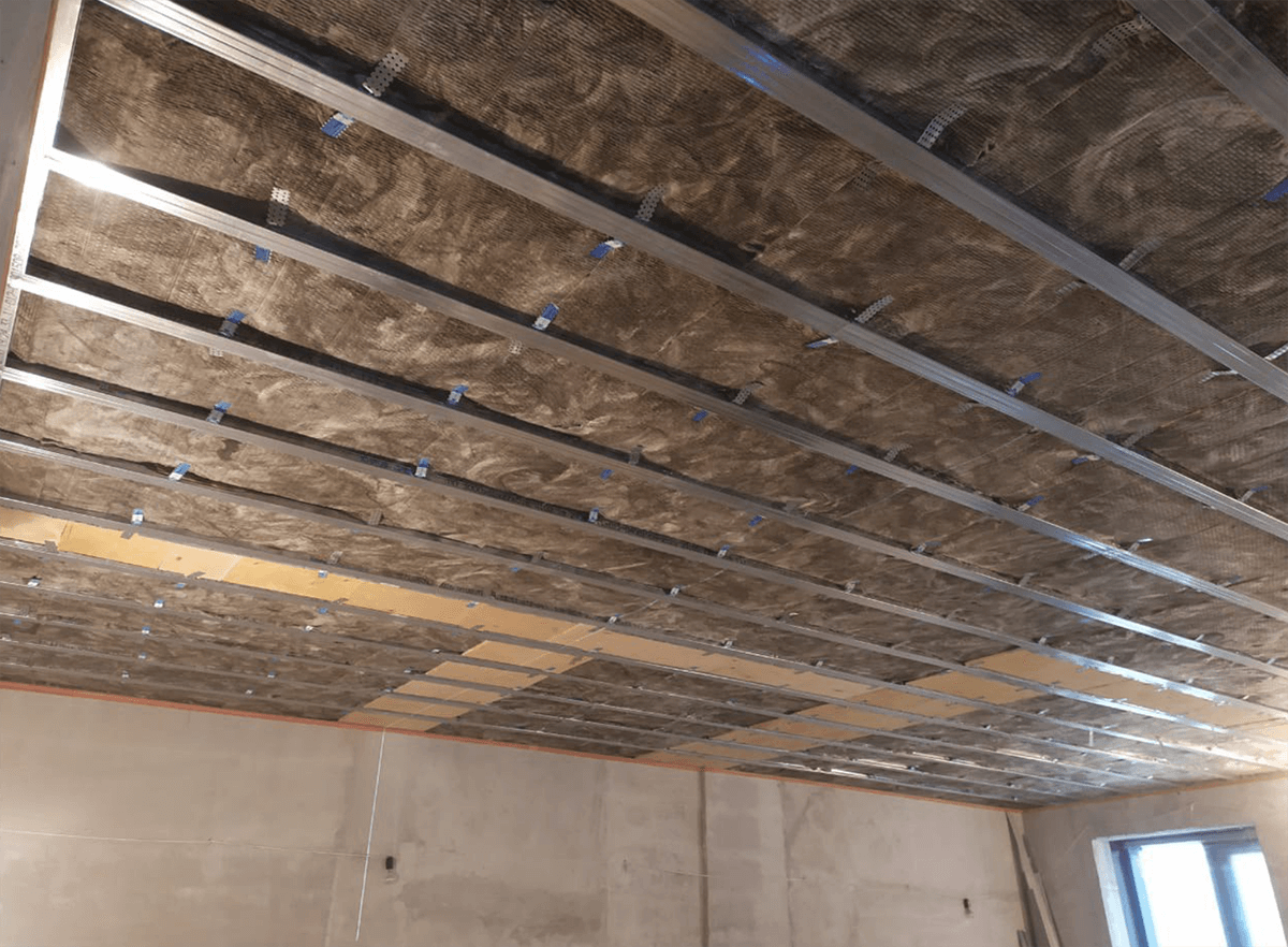 Шумоизоляция потолка в квартире